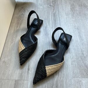 Elegant Black and Tan Women's Shoes